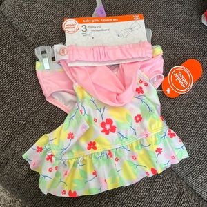 Nwt 12 month tankini set